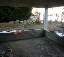 Muret de la terrasse