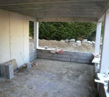 Muret de la terrasse