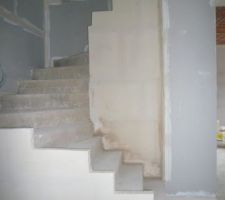 Habillage de l'escalier