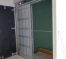 Porte galandage wc rdc