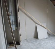 Conduit de cheminée dans notre chambre