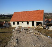 Et voila la toiture terminée!!