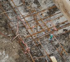 Mise à la terre sur les fondations par notre électrictien