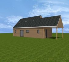Visuel du projet - Vue Nord