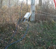 Le coffret de chantier provisoire pr&ecirc;t &agrave; &ecirc;tre raccord&eacute;