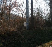 Le coffret de chantier provisoire... raccord&eacute; et pr&ecirc;t &agrave; l'usage !