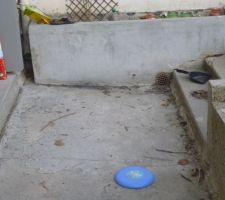 Projet terrasse et regard pour evacuation eau de pluie