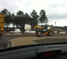 Livraison des dalles de polystyr&egrave;ne