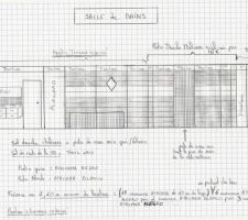 Calepinage Faïences pour la salle de bains des enfants