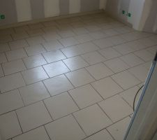 Carrelage dans le bureau