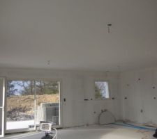 Sous couche Ok, 1&egrave;re couche plafond