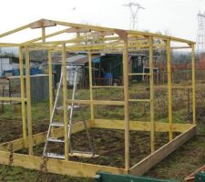 Assemblage des fermes etape 2