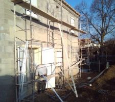 Ravalement coté jardin