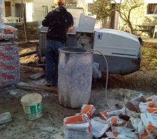 POmpe pour projete l'enduit