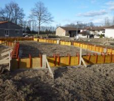 Coffrage pour les longrines