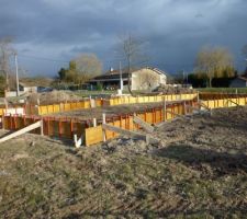 Coffrage pour les longrines