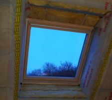 Habillage d'un Velux en cours