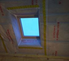 Habillage du Velux....la galère