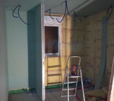 Cloison de la douche italienne