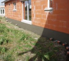 Le soubassement termin&eacute; !