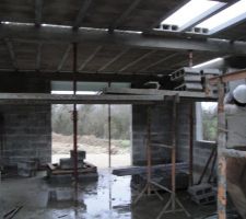 Pr&eacute;paration dalle b&eacute;ton &eacute;tage