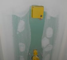 Préparation WC suspendu
