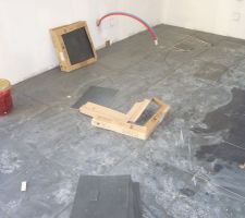 Pose du carrelage au rdc