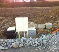 Coffres et cuve enterr&eacute;e