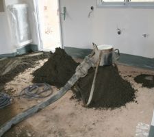 Là, c'est la cuisine