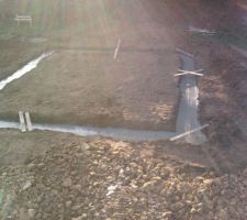 Fondations du garage