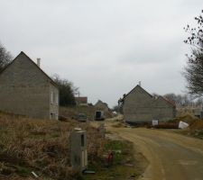 Une vue de la rue,devant chez Manu.