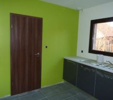 Porte int&eacute;rieure cuisine / cellier