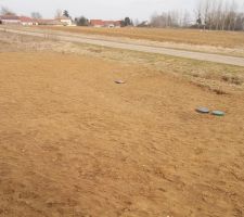 Terrain après ratissage