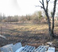 Terrain pr&ecirc;t pour le d&eacute;capage ....