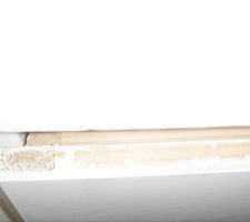 Voila ce que donne une porte fermée chez OSSABOIS...... 
Bon je ne vais pas me plaindre ils sont venus reparer il y a plus d'un mois...... voir la photo suivante