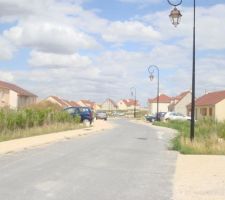 Vue du haut du lotissement ... De futurs voisins