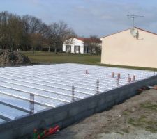 Un petit peu plus d'une semaine après l'ouverture de chantier