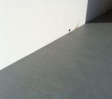 Carrelage de la pièce de vie