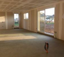 Chape:cuisine,s&eacute;jour,salon