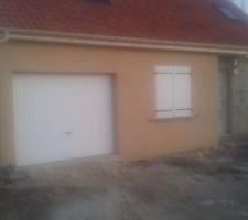 D&eacute;but de l'enduit!;-)