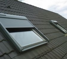 Volet velux solaire