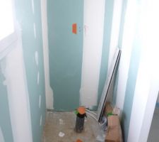 Emplacement pour la douche