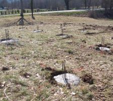Résultat après béton coulé et séchage d'un jour