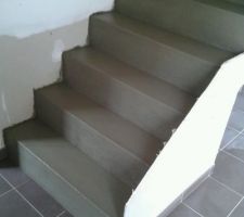 Escalier lissé