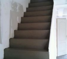 Escalier lissé