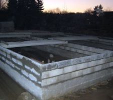Vide sanitaire monté, préparation du plancher