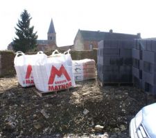 Livraison mat&eacute;riaux pour vide sanitaire