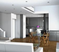 Voici le premier rendu photo réaliste issu de nos plans... (Pas d'inquiétude, le mobilier ne sera pas celui présenté ;-)
www.maisoncc.fr