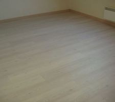 Parquet flottant dans chambre etage