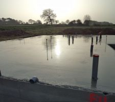 Yes! la dalle est faite...